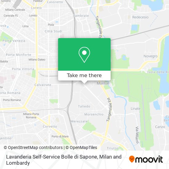 Lavanderia Self-Service Bolle di Sapone map