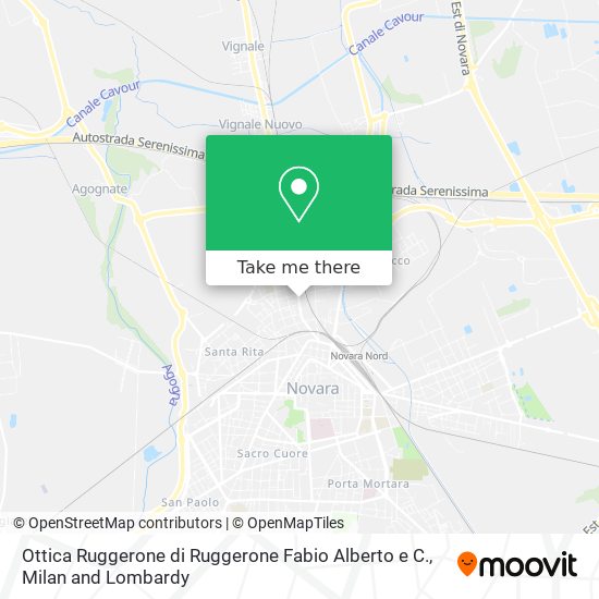Ottica Ruggerone di Ruggerone Fabio Alberto e C. map