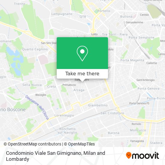 Condominio Viale San Gimignano map