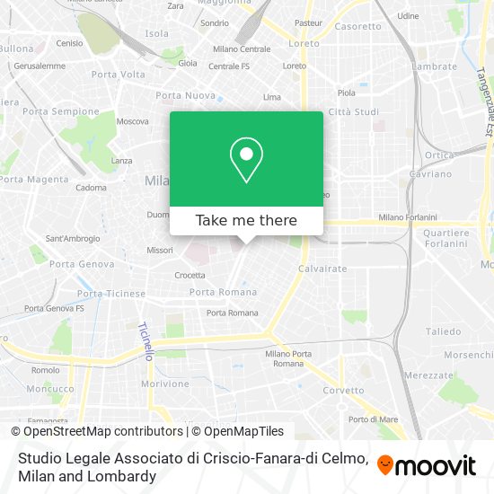 Studio Legale Associato di Criscio-Fanara-di Celmo map