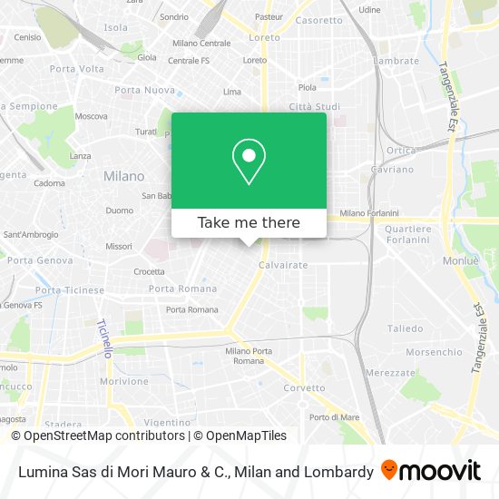 Lumina Sas di Mori Mauro & C. map