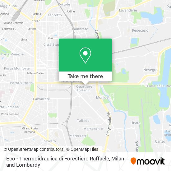 Eco - Thermoidraulica di Forestiero Raffaele map