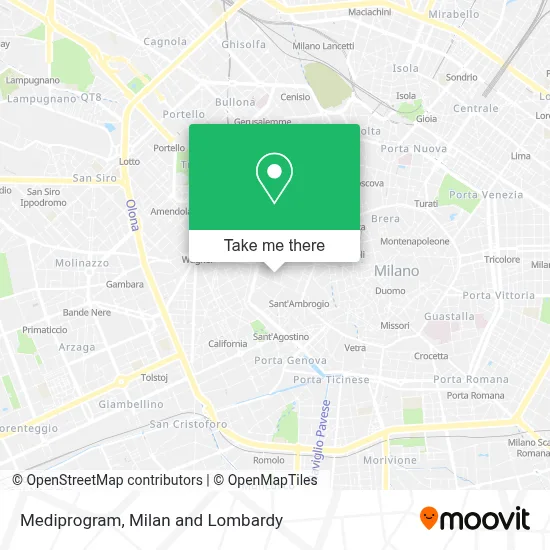 Mediprogram map
