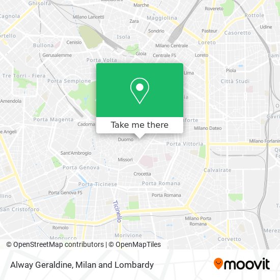 Alway Geraldine map