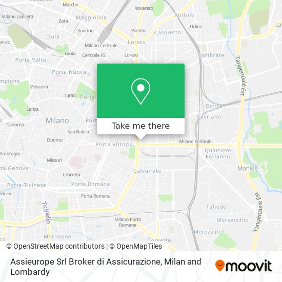 Assieurope Srl Broker di Assicurazione map