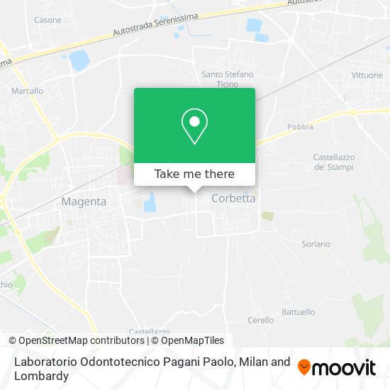 Laboratorio Odontotecnico Pagani Paolo map