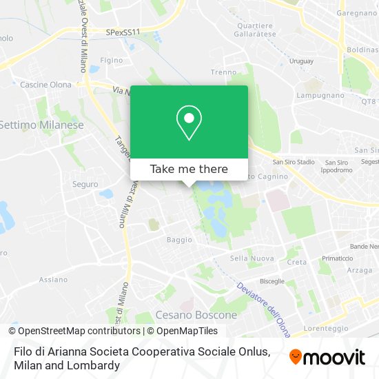 Filo di Arianna Societa Cooperativa Sociale Onlus map