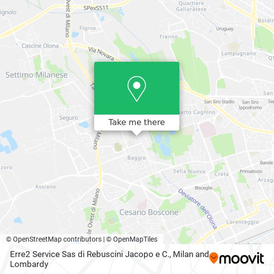 Erre2 Service Sas di Rebuscini Jacopo e C. map