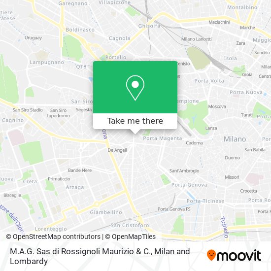 M.A.G. Sas di Rossignoli Maurizio & C. map