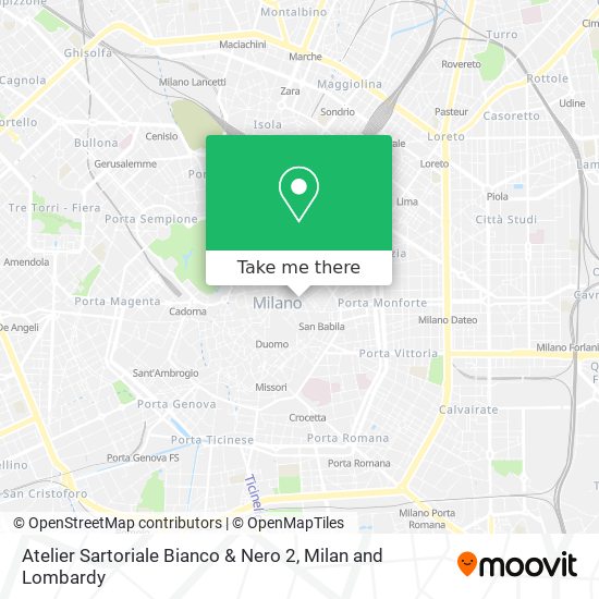 Atelier Sartoriale Bianco & Nero 2 map