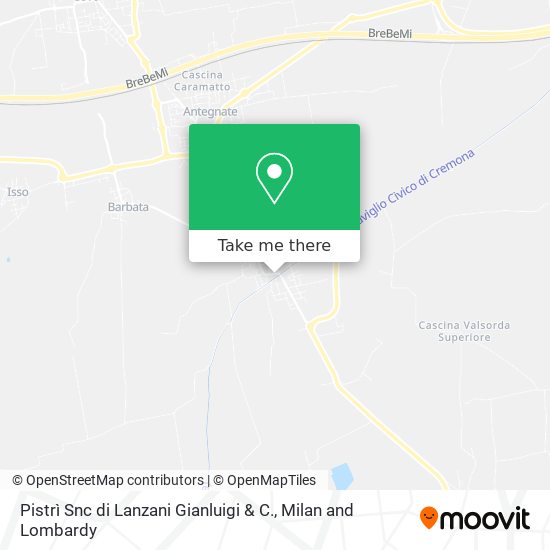 Pistrì Snc di Lanzani Gianluigi & C. map