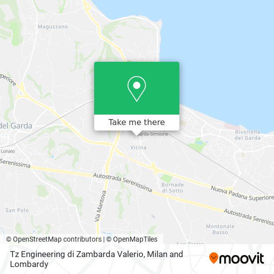Tz Engineering di Zambarda Valerio map