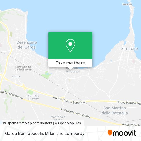 Garda Bar Tabacchi map