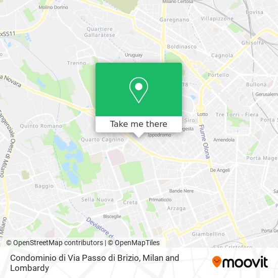 Condominio di Via Passo di Brizio map