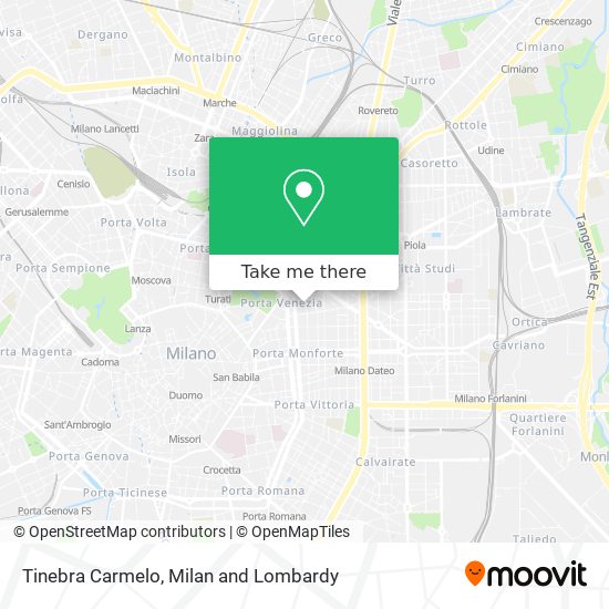 Tinebra Carmelo map