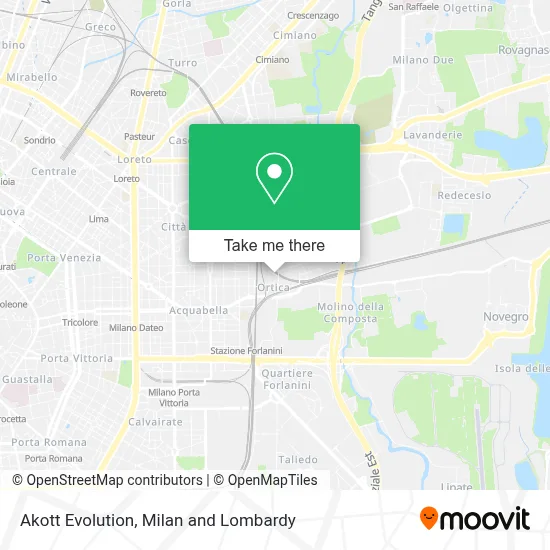 Akott Evolution map