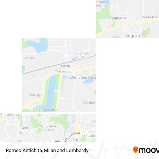 Romeo Antichita map