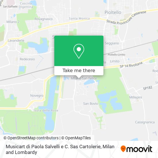 Musicart di Paola Salvelli e C. Sas Cartolerie map