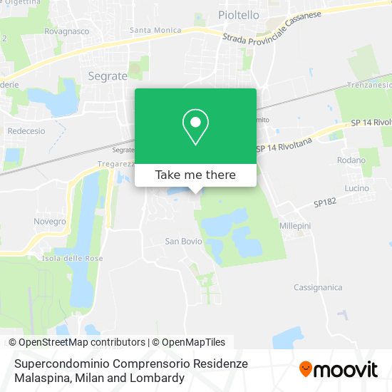 Supercondominio Comprensorio Residenze Malaspina map