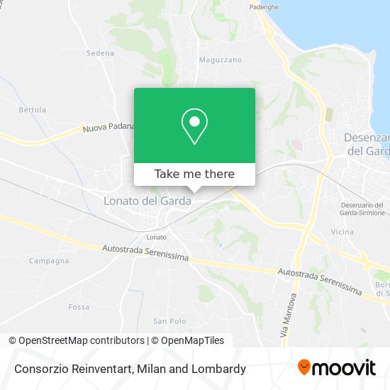 Consorzio Reinventart map