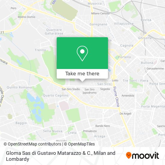 Gloma Sas di Gustavo Matarazzo & C. map