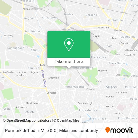 Pormark di Tiadini Milo & C. map