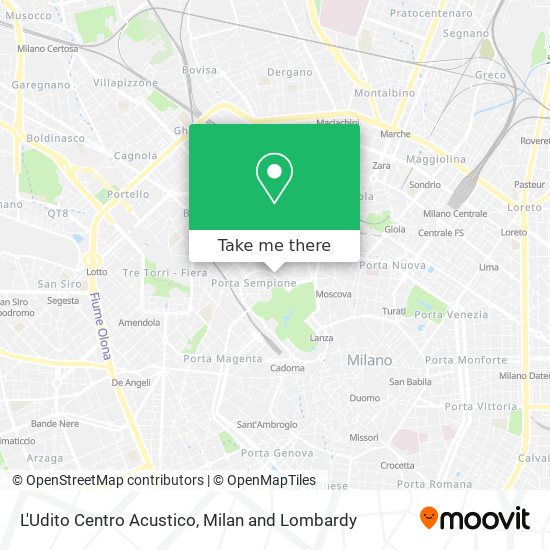 L'Udito Centro Acustico map