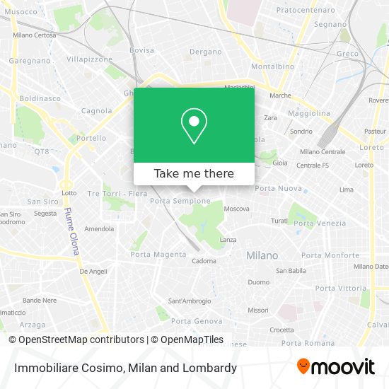 Immobiliare Cosimo map