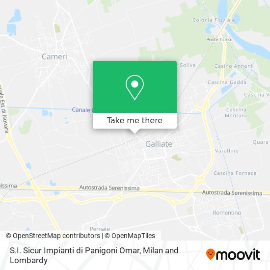 S.I. Sicur Impianti di Panigoni Omar map
