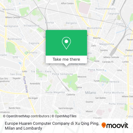 Europe Huaren Computer Company di Xu Qing Ping map