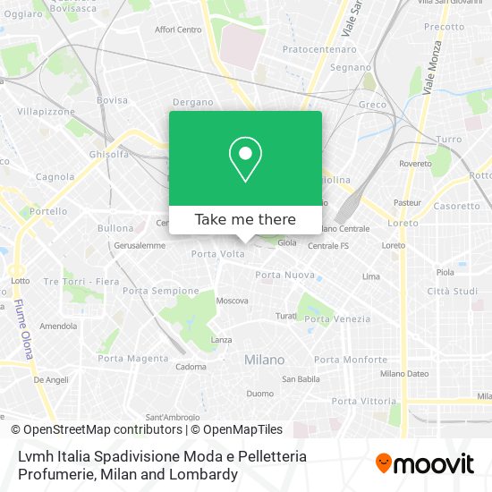 Lvmh Italia Spadivisione Moda e Pelletteria Profumerie map