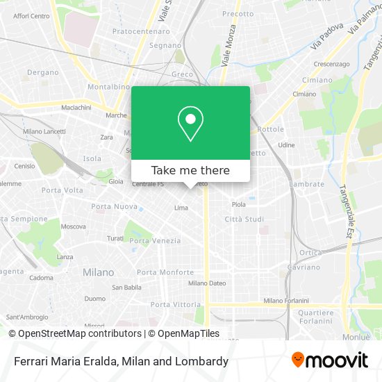 Ferrari Maria Eralda map