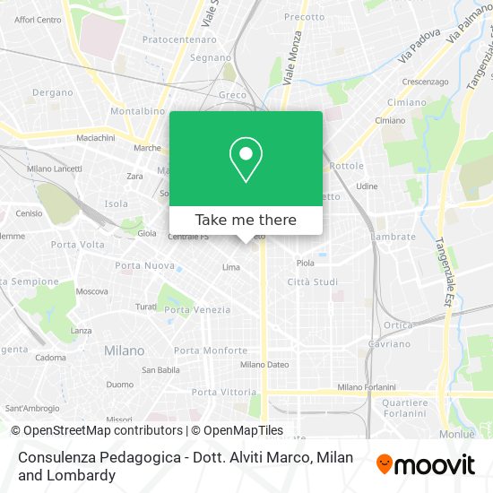 Consulenza Pedagogica - Dott. Alviti Marco map