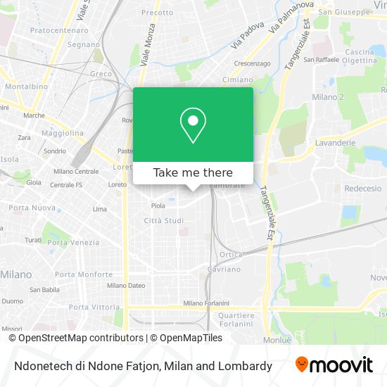 Ndonetech di Ndone Fatjon map