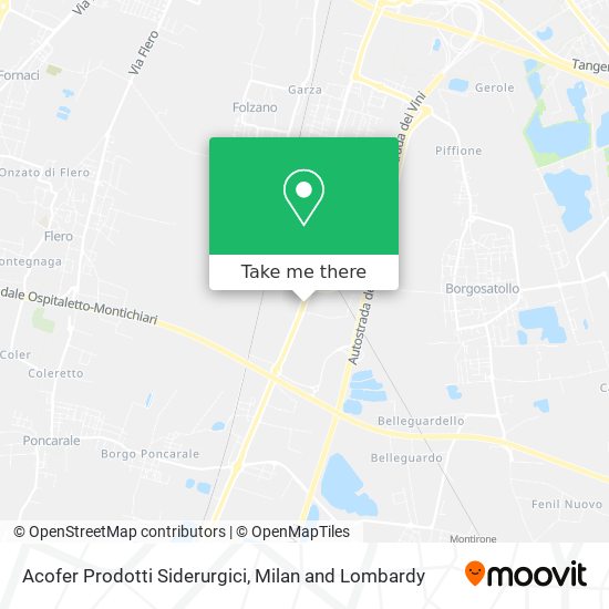 Acofer Prodotti Siderurgici map