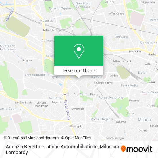 Agenzia Beretta Pratiche Automobilistiche map