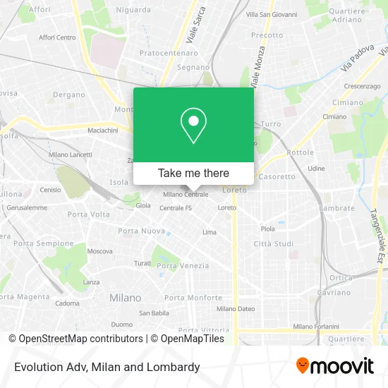 Evolution Adv map
