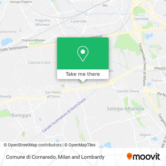 Comune di Cornaredo map