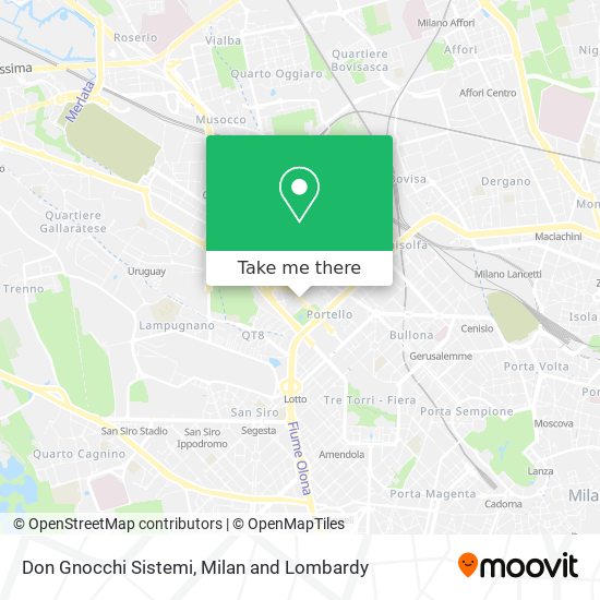 Don Gnocchi Sistemi map