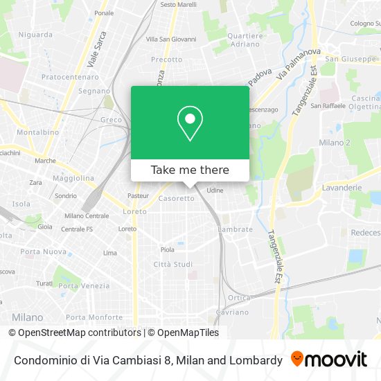 Condominio di Via Cambiasi 8 map