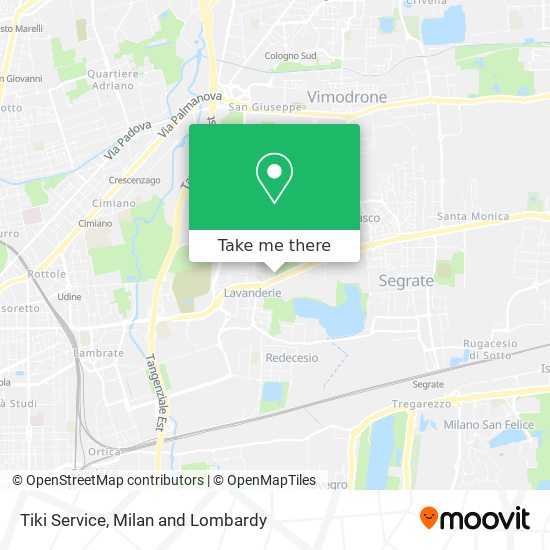 Tiki Service map