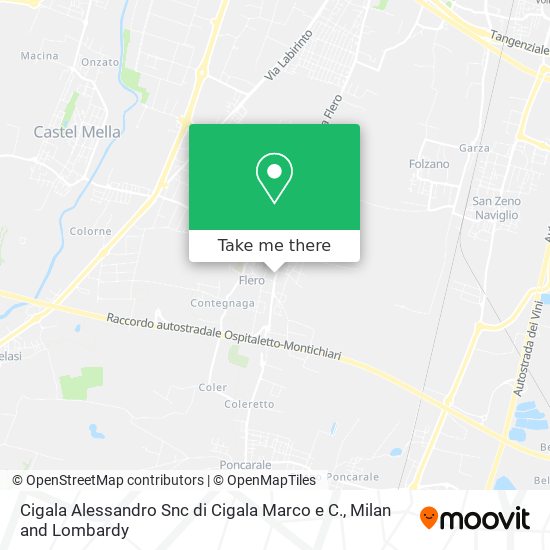 Cigala Alessandro Snc di Cigala Marco e C. map
