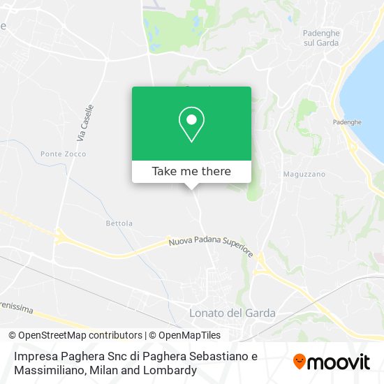 Impresa Paghera Snc di Paghera Sebastiano e Massimiliano map