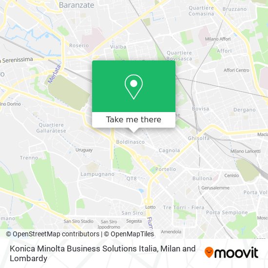 Konica Minolta Business Solutions Italia map