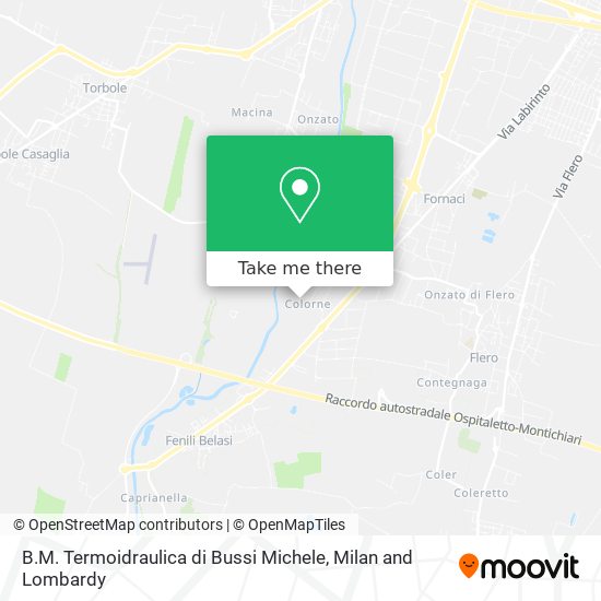 B.M. Termoidraulica di Bussi Michele map