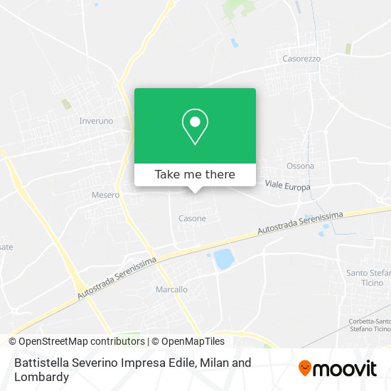 Battistella Severino Impresa Edile map