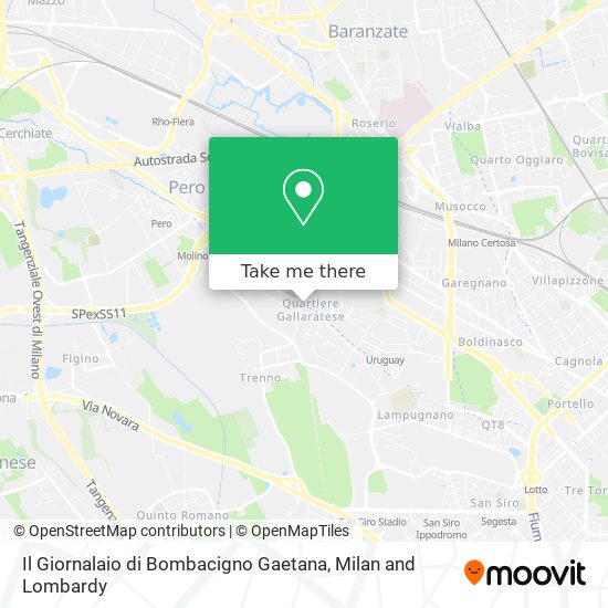 Il Giornalaio di Bombacigno Gaetana map
