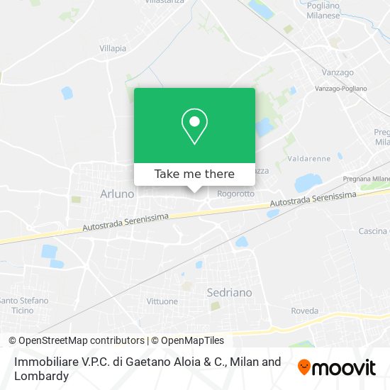 Immobiliare V.P.C. di Gaetano Aloia & C. map
