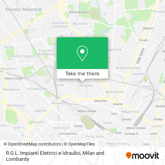 R.G.L. Impianti Elettrici e Idraulici map