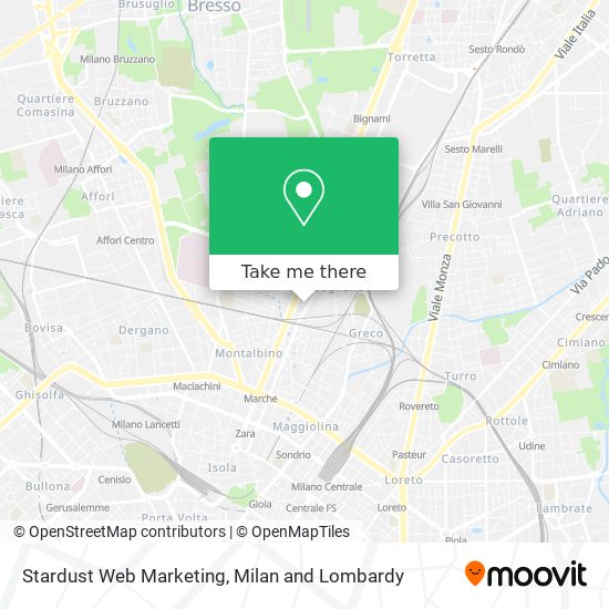 Stardust Web Marketing map
